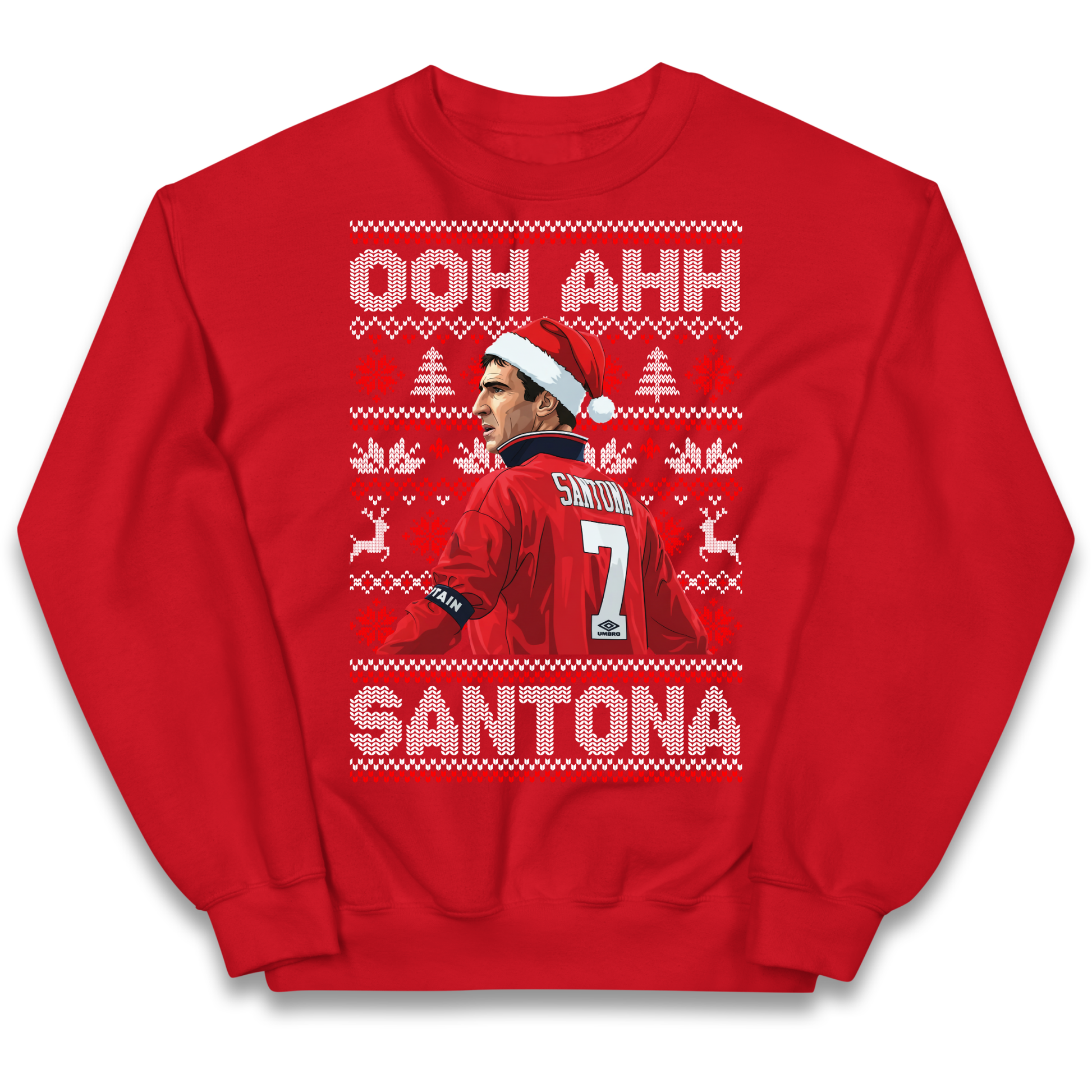 M'nchester United Christmas Kids Jumper