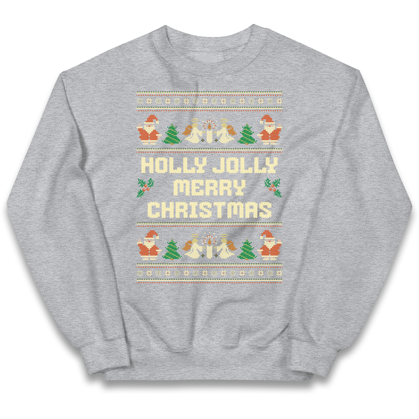 Holly Jolly Merry Christmas kids sweatshirt