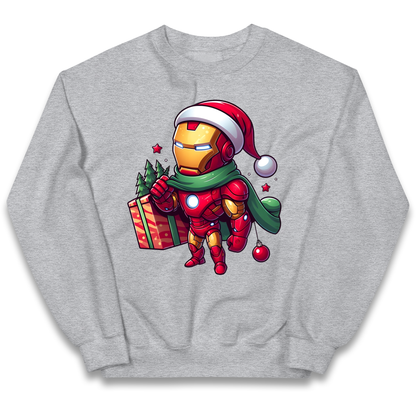 Ironman Santa kids sweatshirt