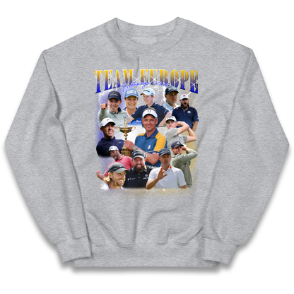 Ryder Cup 2025 Team Europe kids sweatshirt