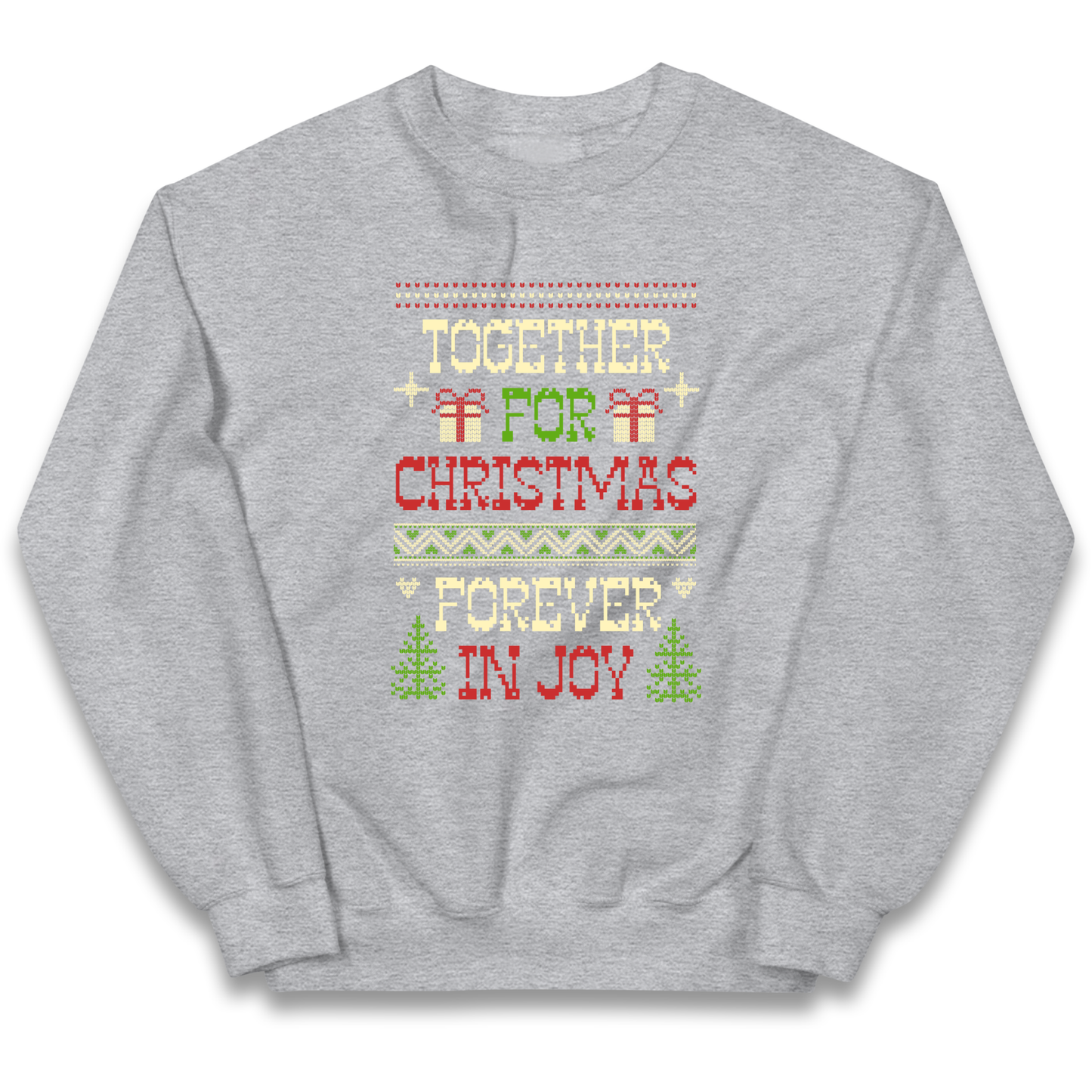 Together for Christmas Forever in Joy Christmas kids sweatshirt