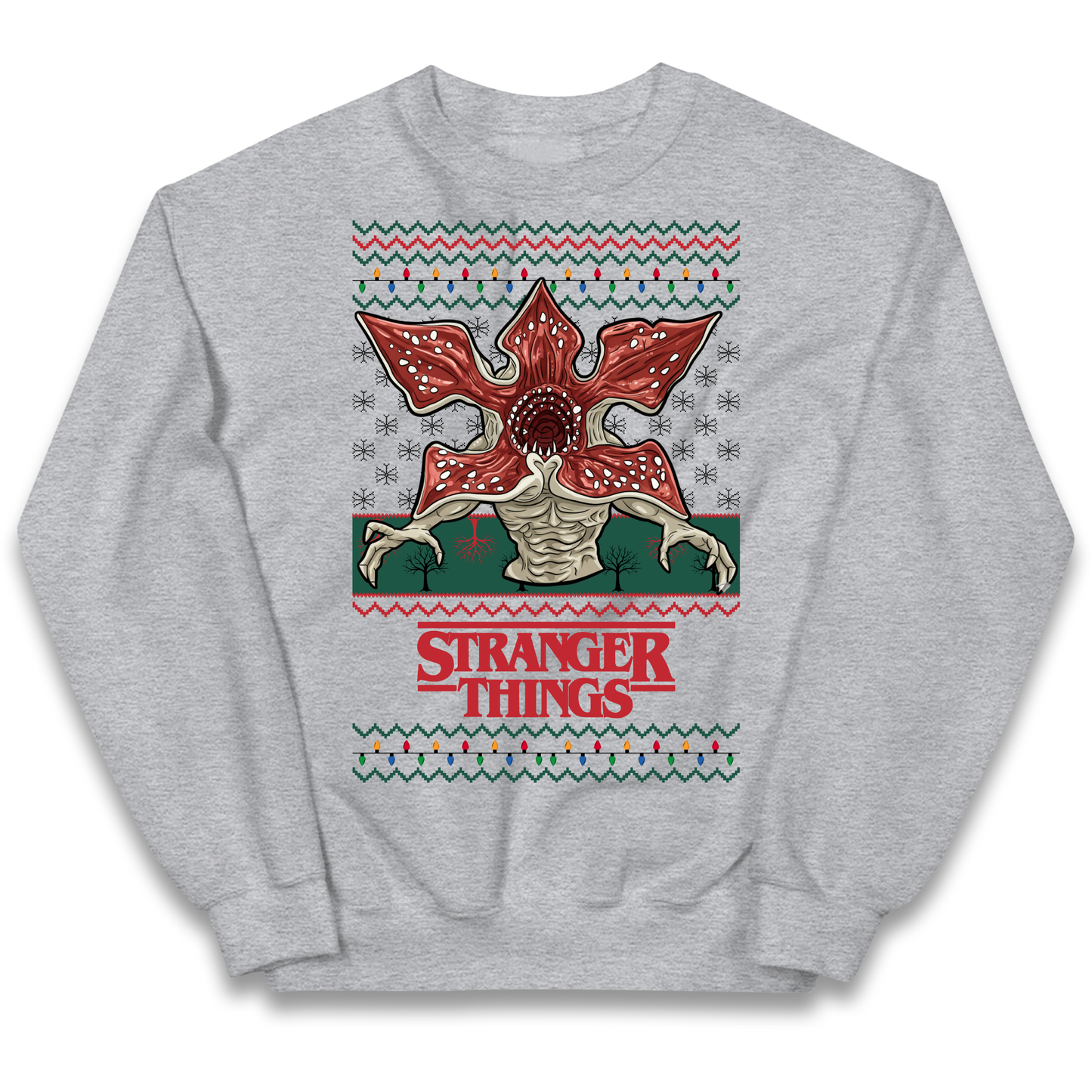 Demogorgon Christmas Kids Jumper