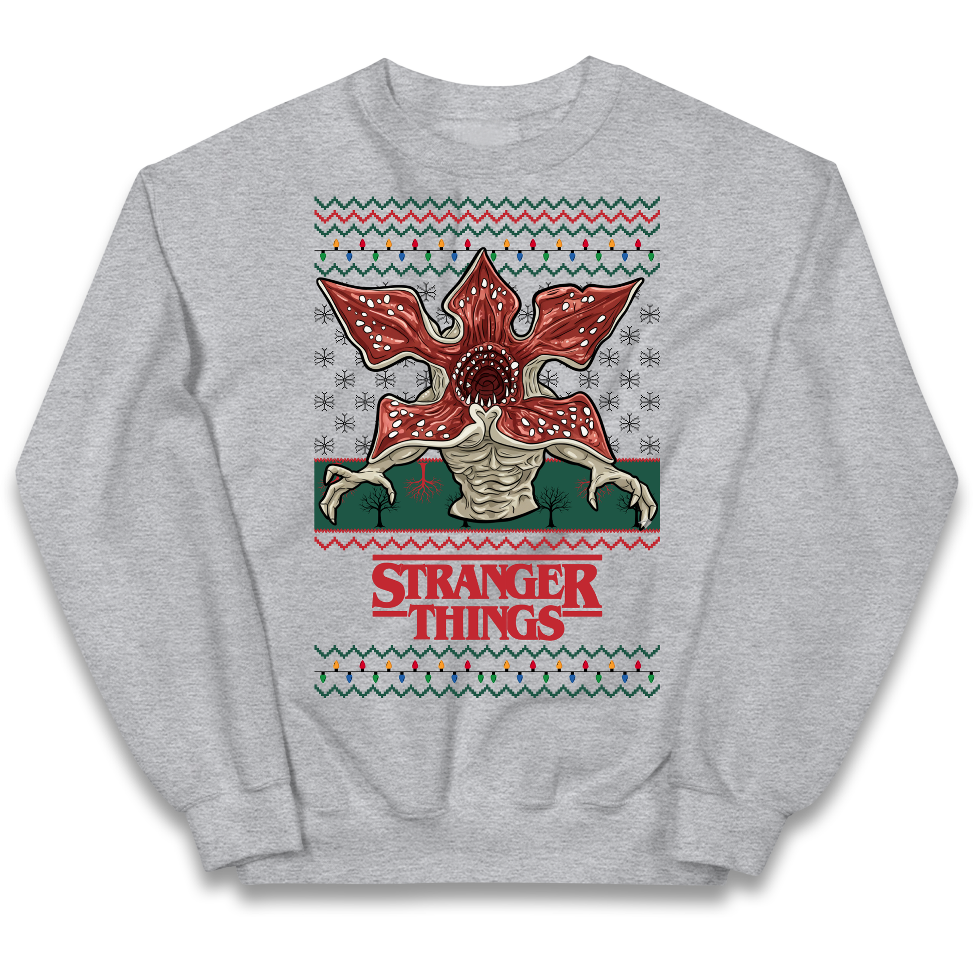 Demogorgon Christmas Kids Jumper