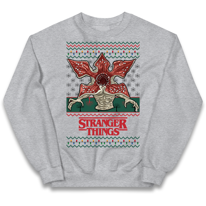 Demogorgon Christmas Kids Jumper