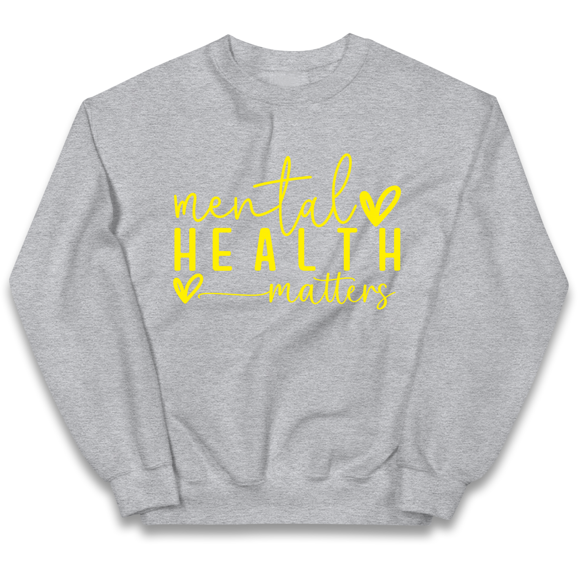 Yellow Mental Health kids sweatshirt