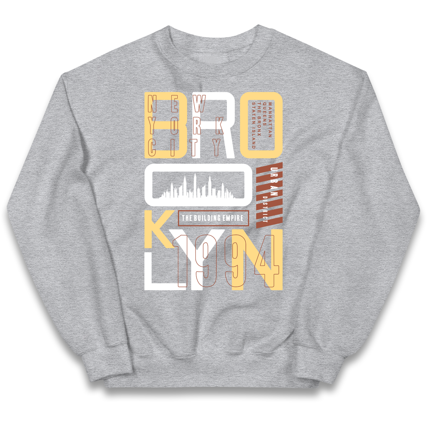 Brooklyn New York Urban District kids sweatshirt