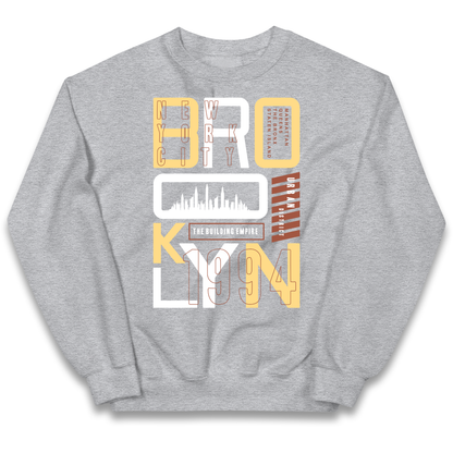 Brooklyn New York Urban District kids sweatshirt