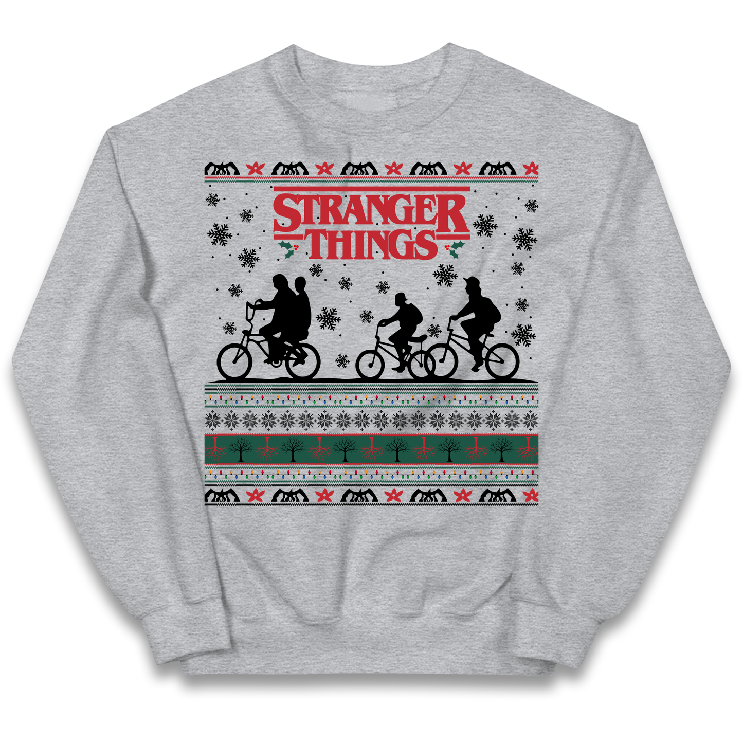 Stranger Things Christmas kids sweatshirt