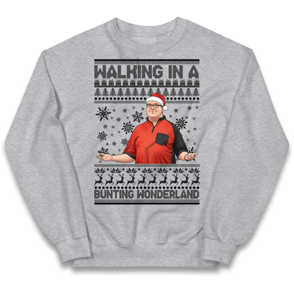 Bunting Wonderland Kids Sweatshirt