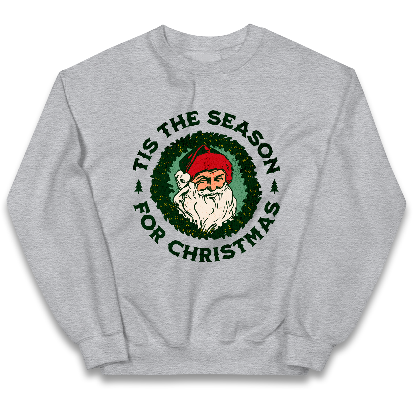 Tis The Season Santa Claus Christmas kids sweatshirt