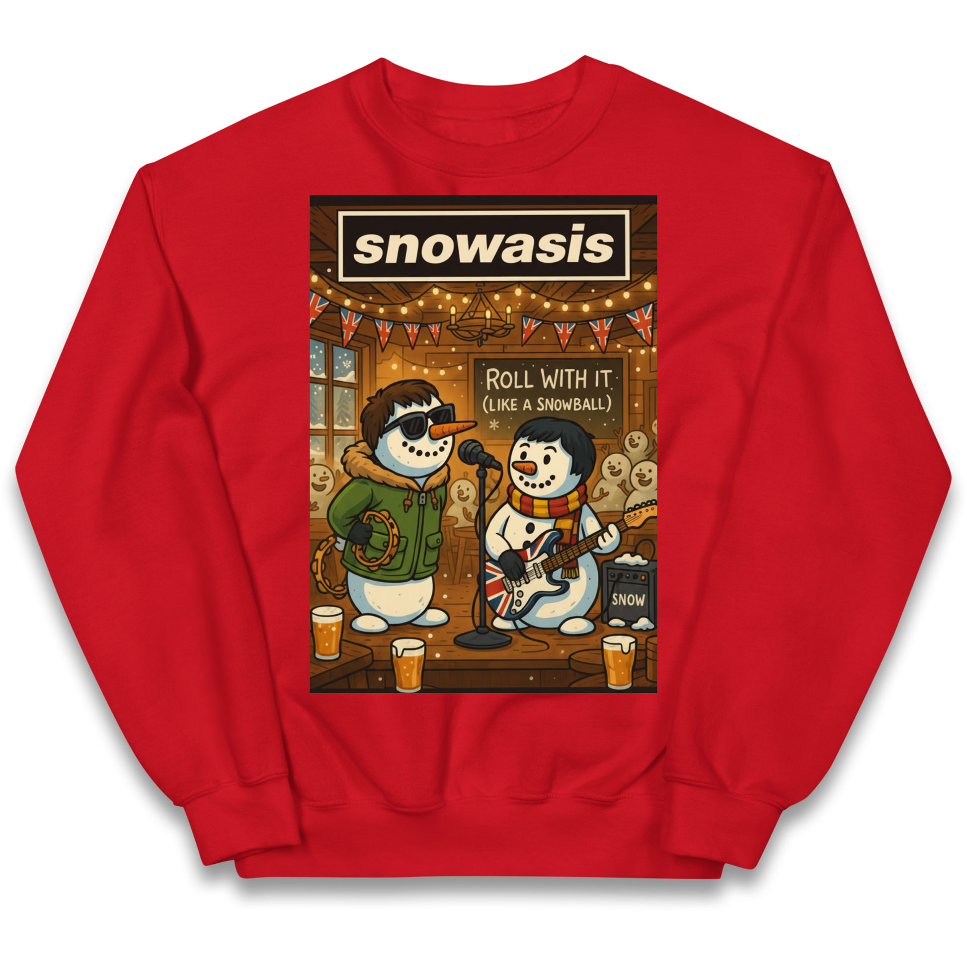 Snowasis Roll Christmas Kids Jumper