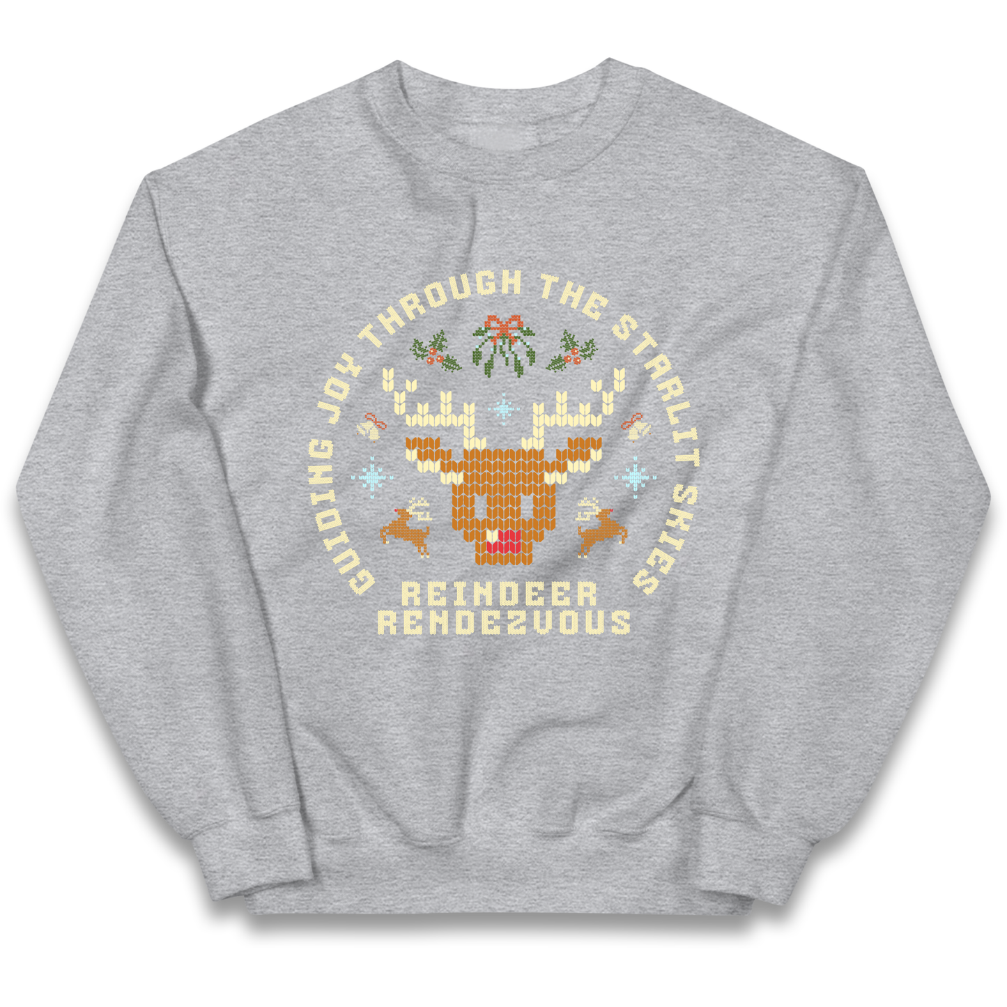 Reindeer Rendezvous Christmas kids sweatshirt