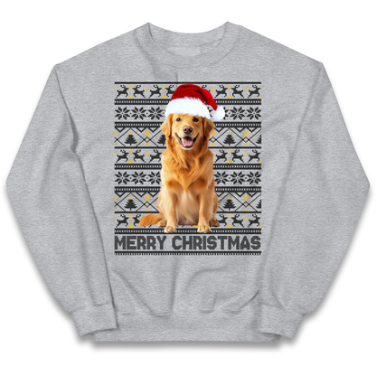 Merry Christmas Dog kids sweatshirt