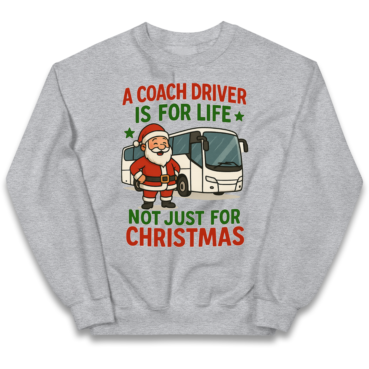 Coach Driver Christmas Kids Jumper