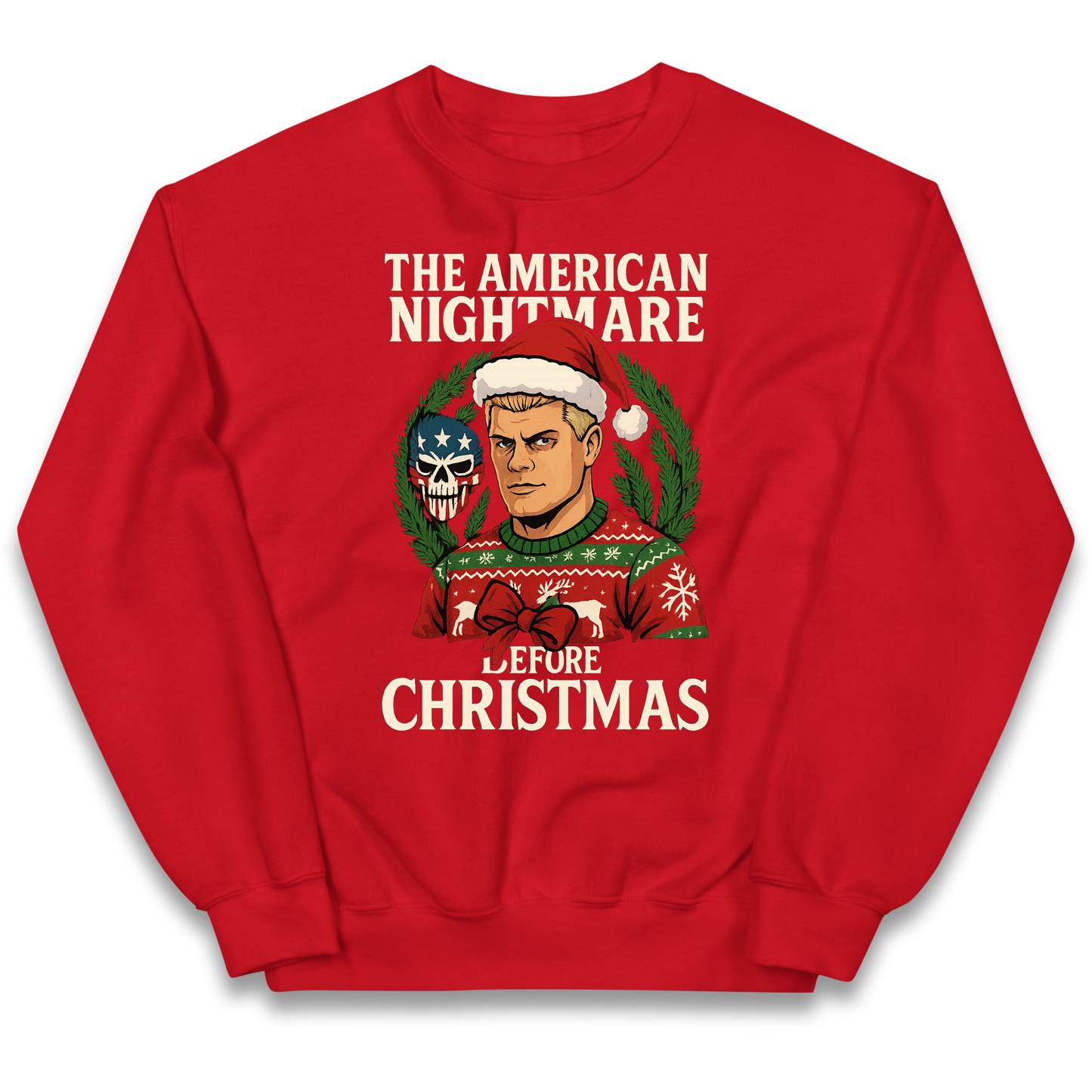 Cody Rhodes Christmas Kids Sweatshirt