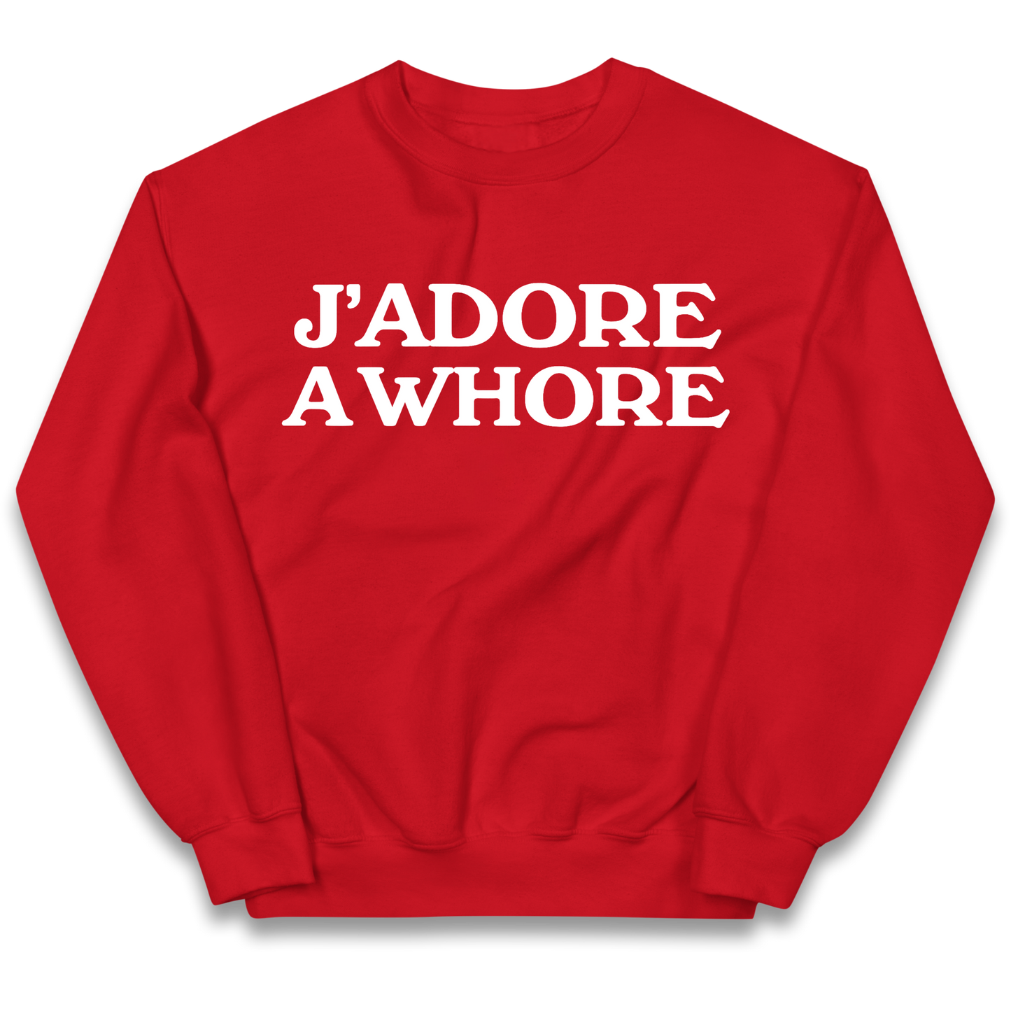 J'Adore A Whore Kids Sweatshirt