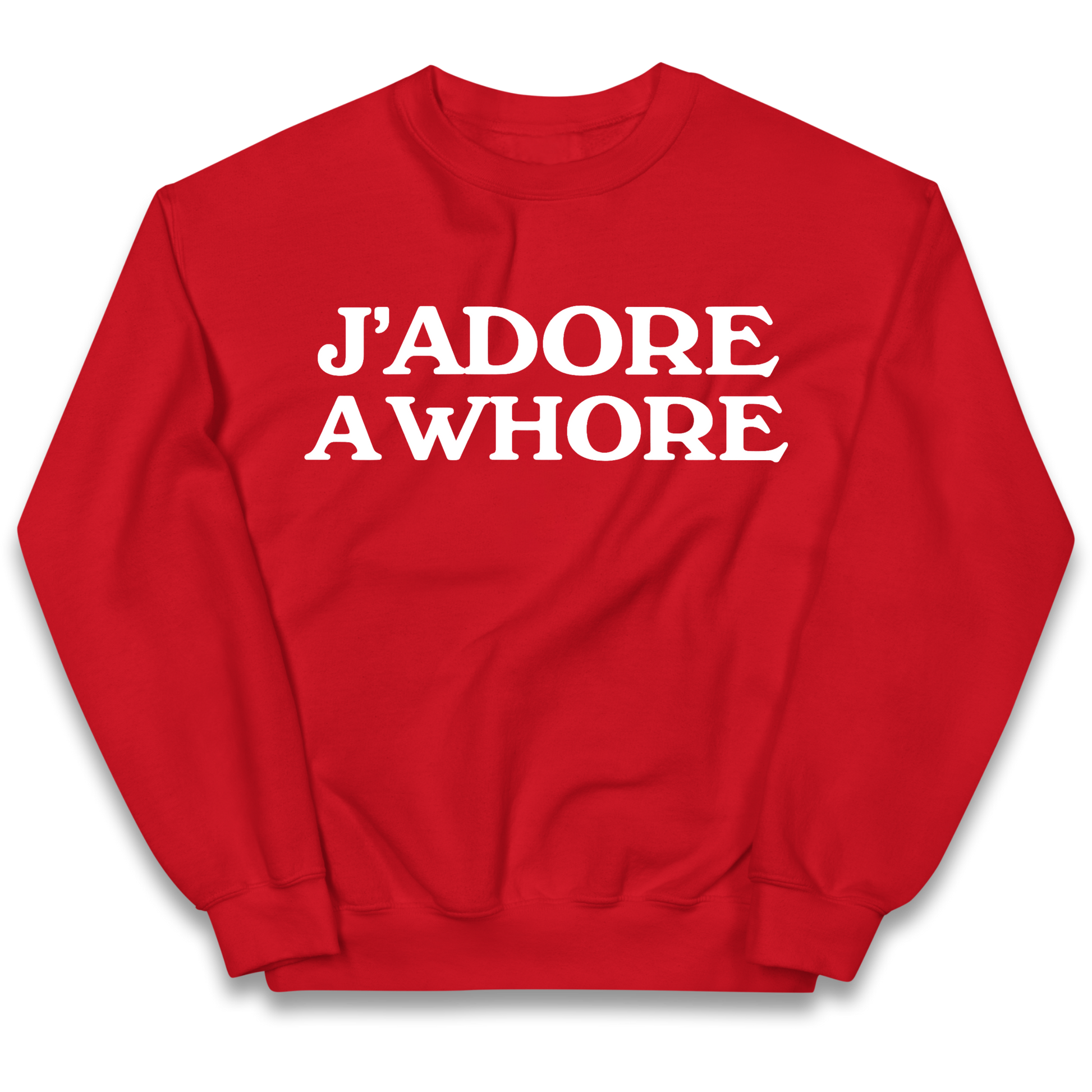 J'Adore A Whore Kids Sweatshirt