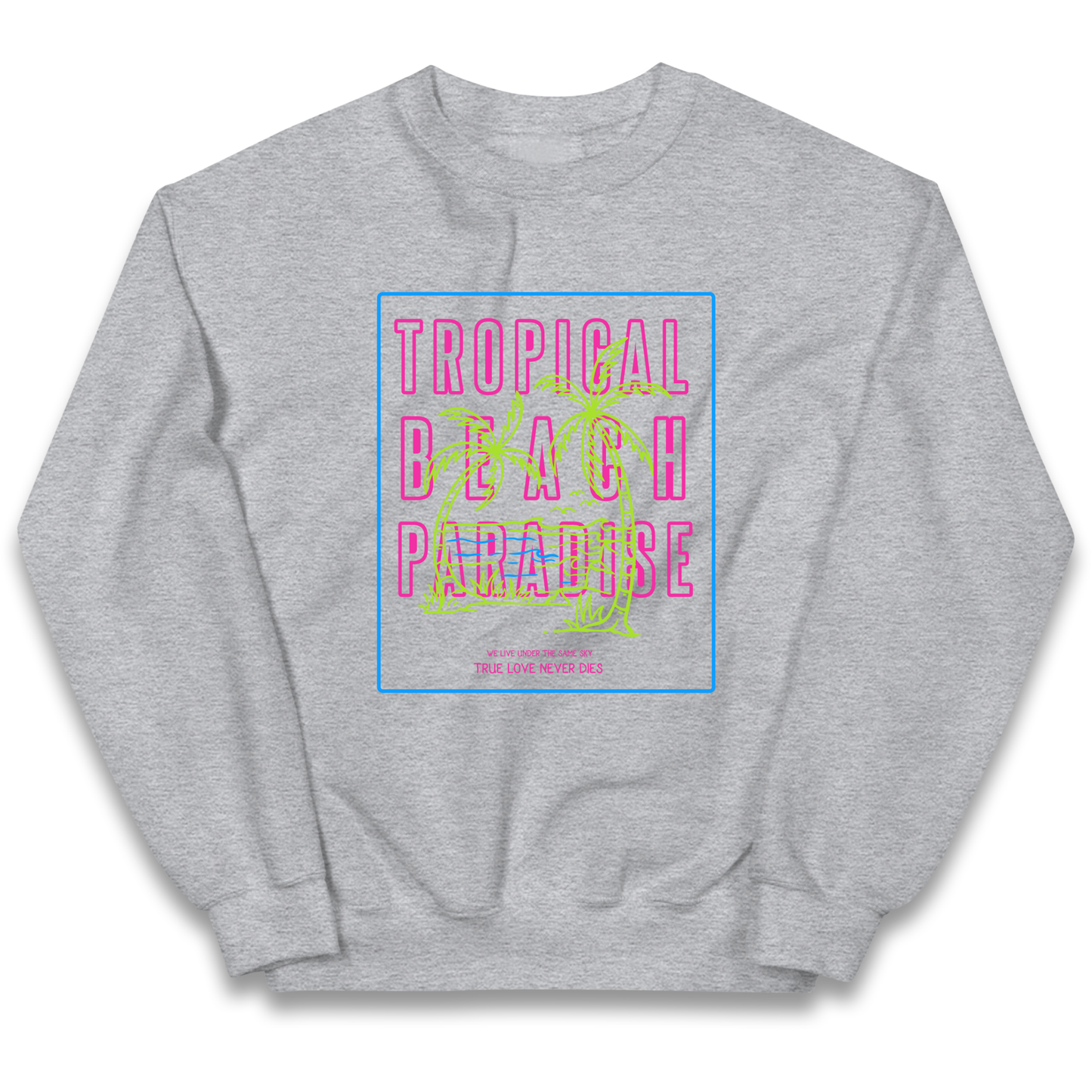 Tropical Beach Paradise kids sweatshirt