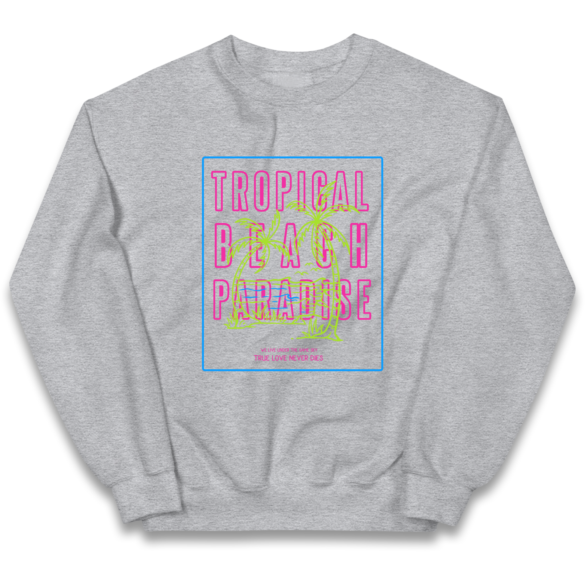 Tropical Beach Paradise kids sweatshirt