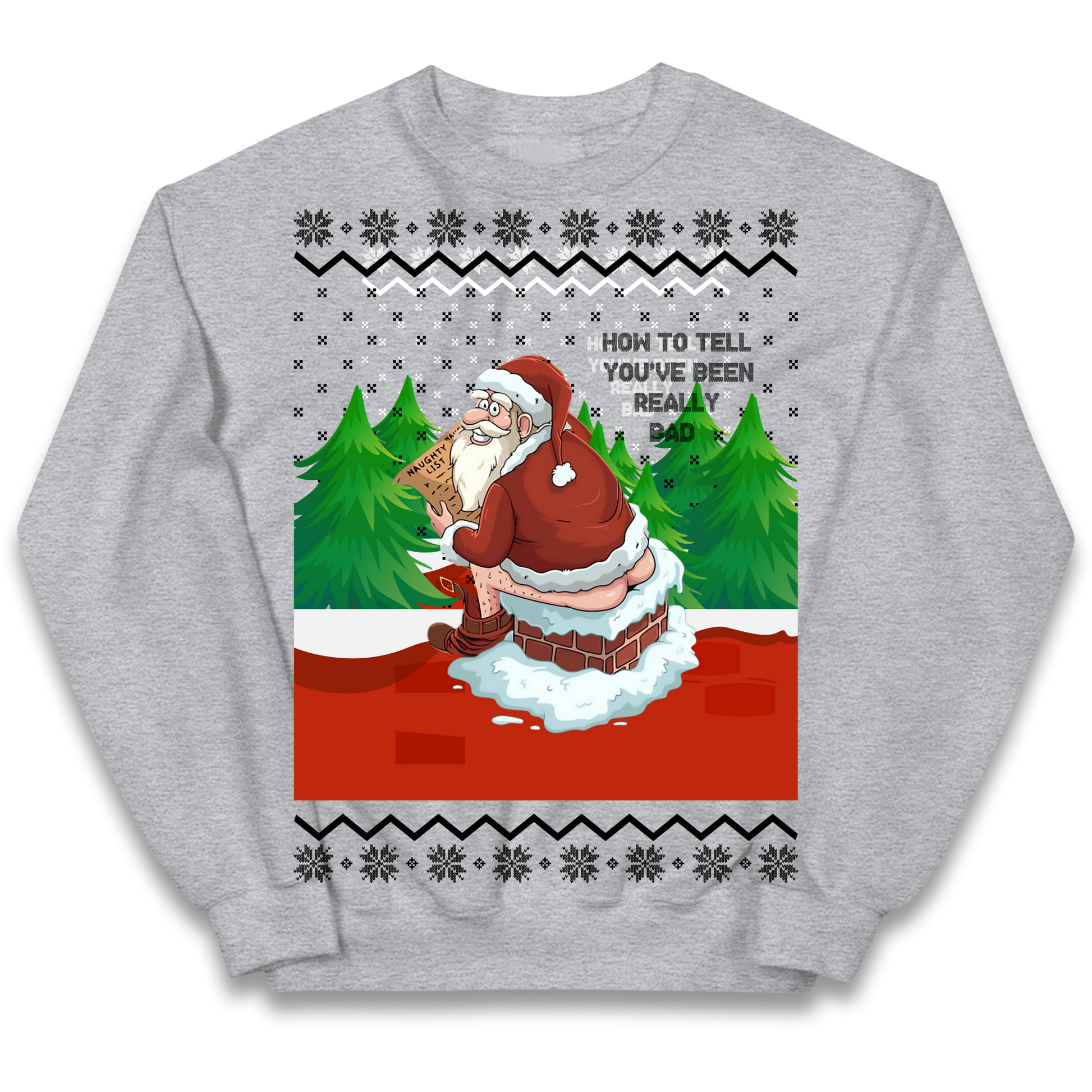 How To Tell That You've Been Really Bad kids sweatshirt