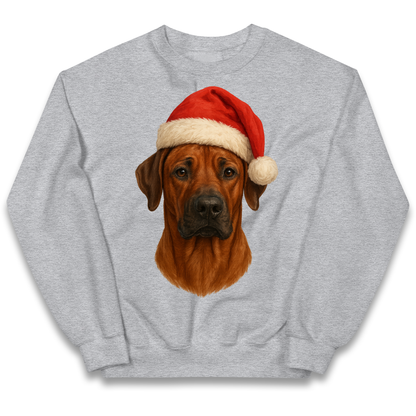 Rhodesian Ridgeback Christmas Kids Sweatshirt