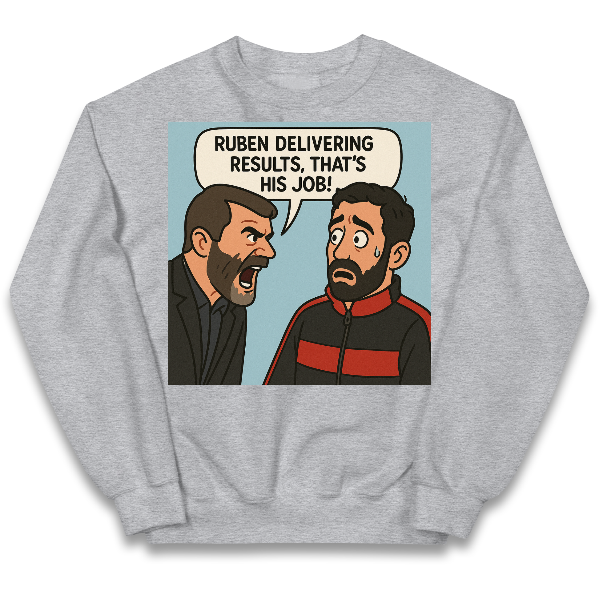 Ruben Delivering Results That's His Job kids sweatshirt