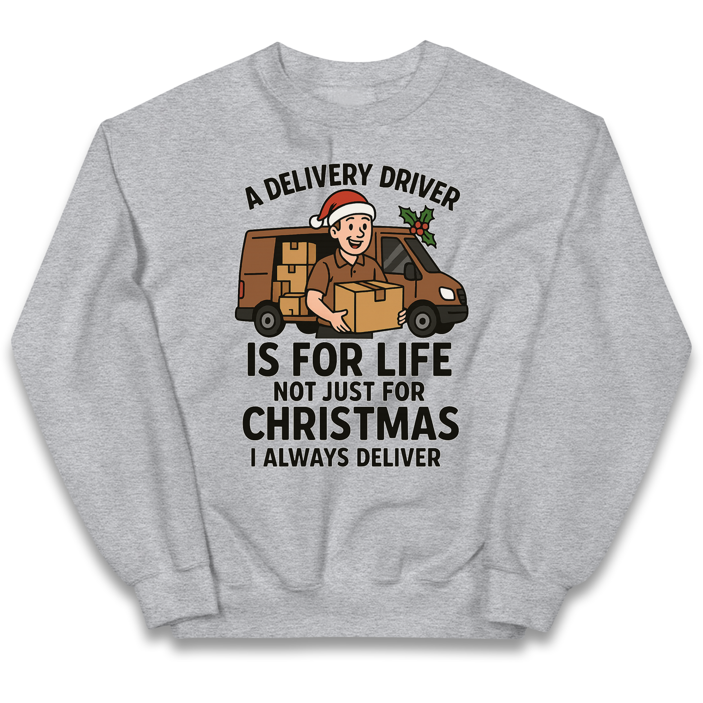 Delivery Driver Christmas Kids Jumper