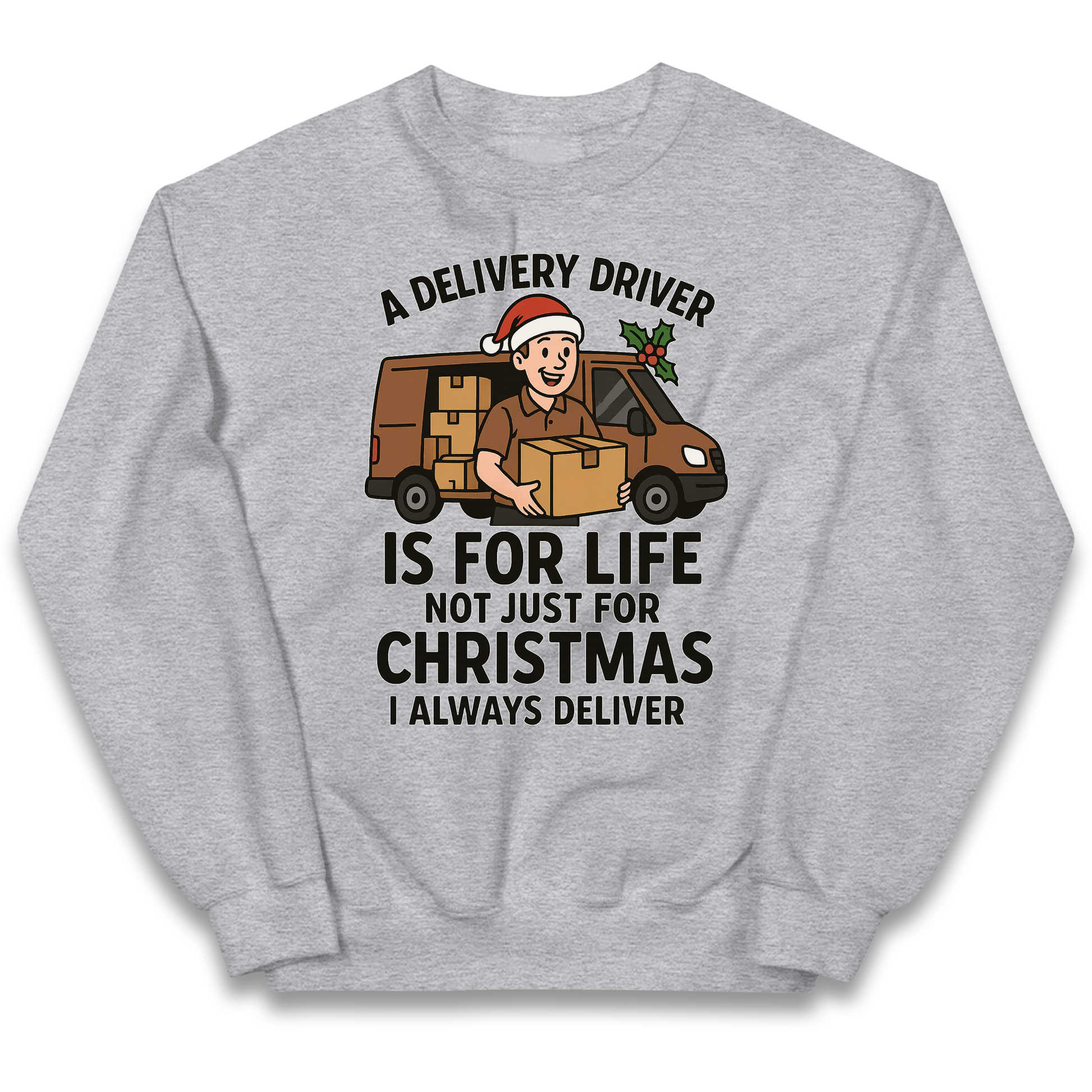 Delivery Driver Christmas Kids Jumper