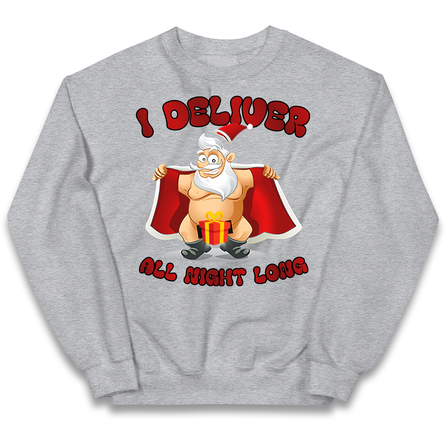 Santa Claus I Deliver All Night Long Christmas kids sweatshirt