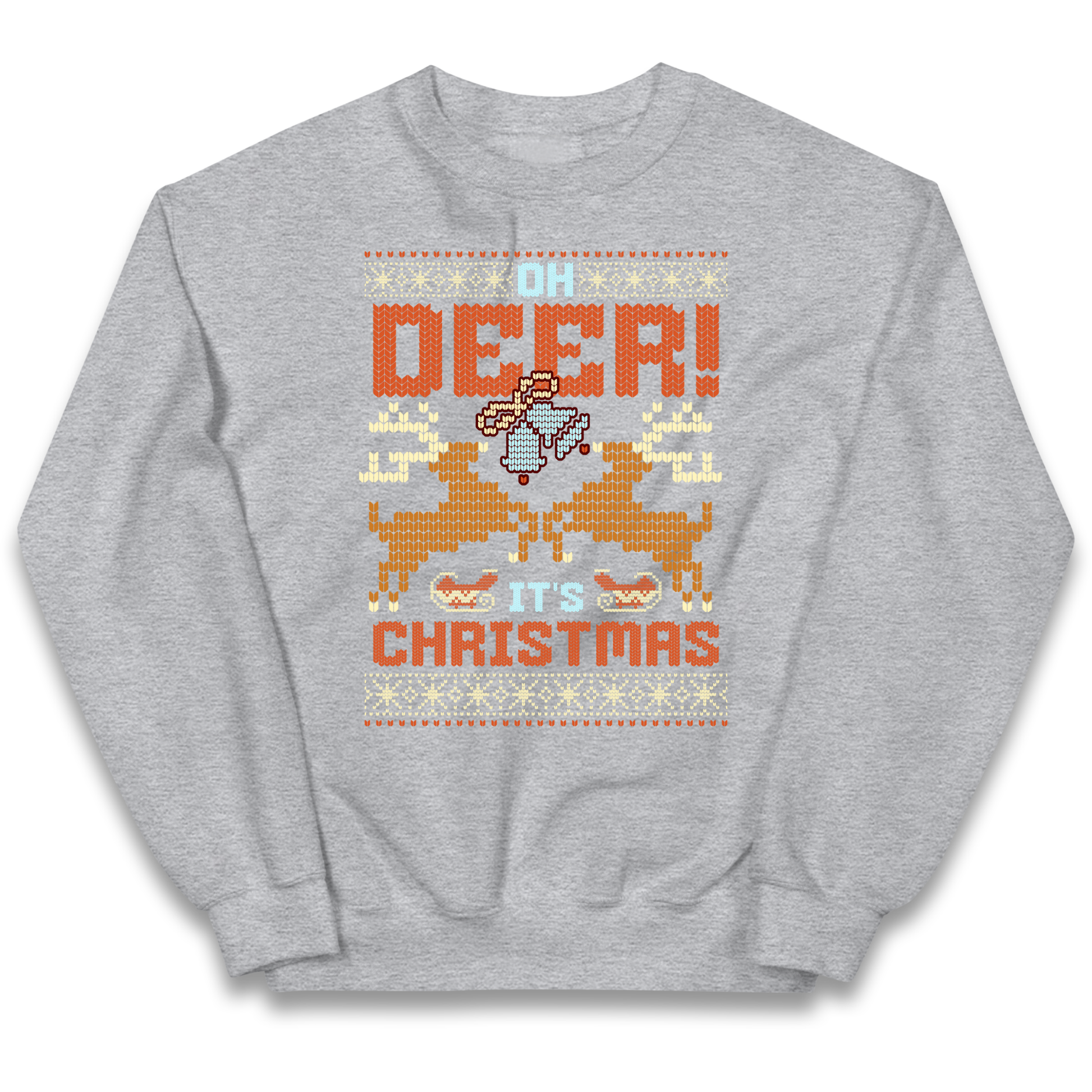 Oh Deer its Christmas kids sweatshirt