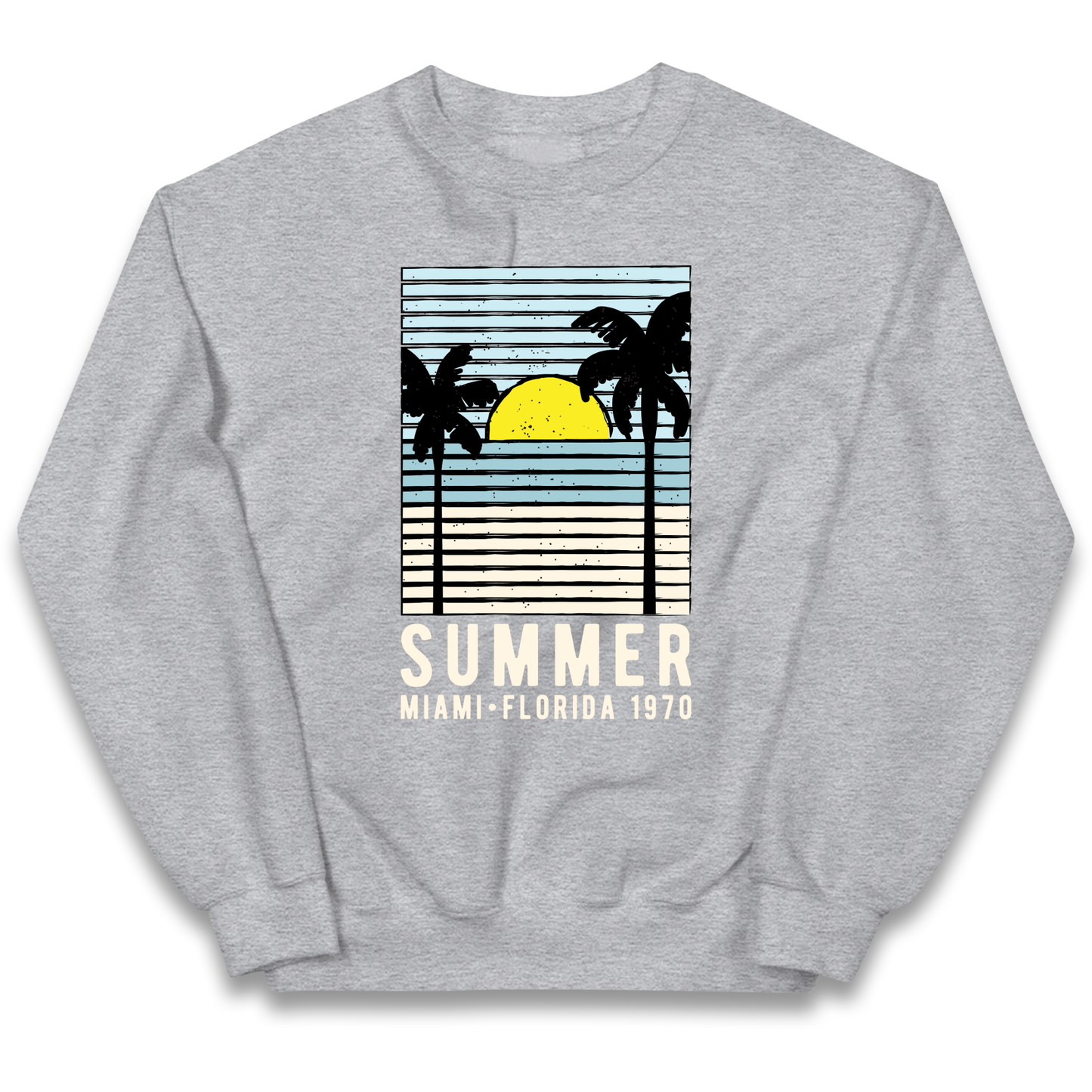 Summer Miami Florida 1970 kids sweatshirt
