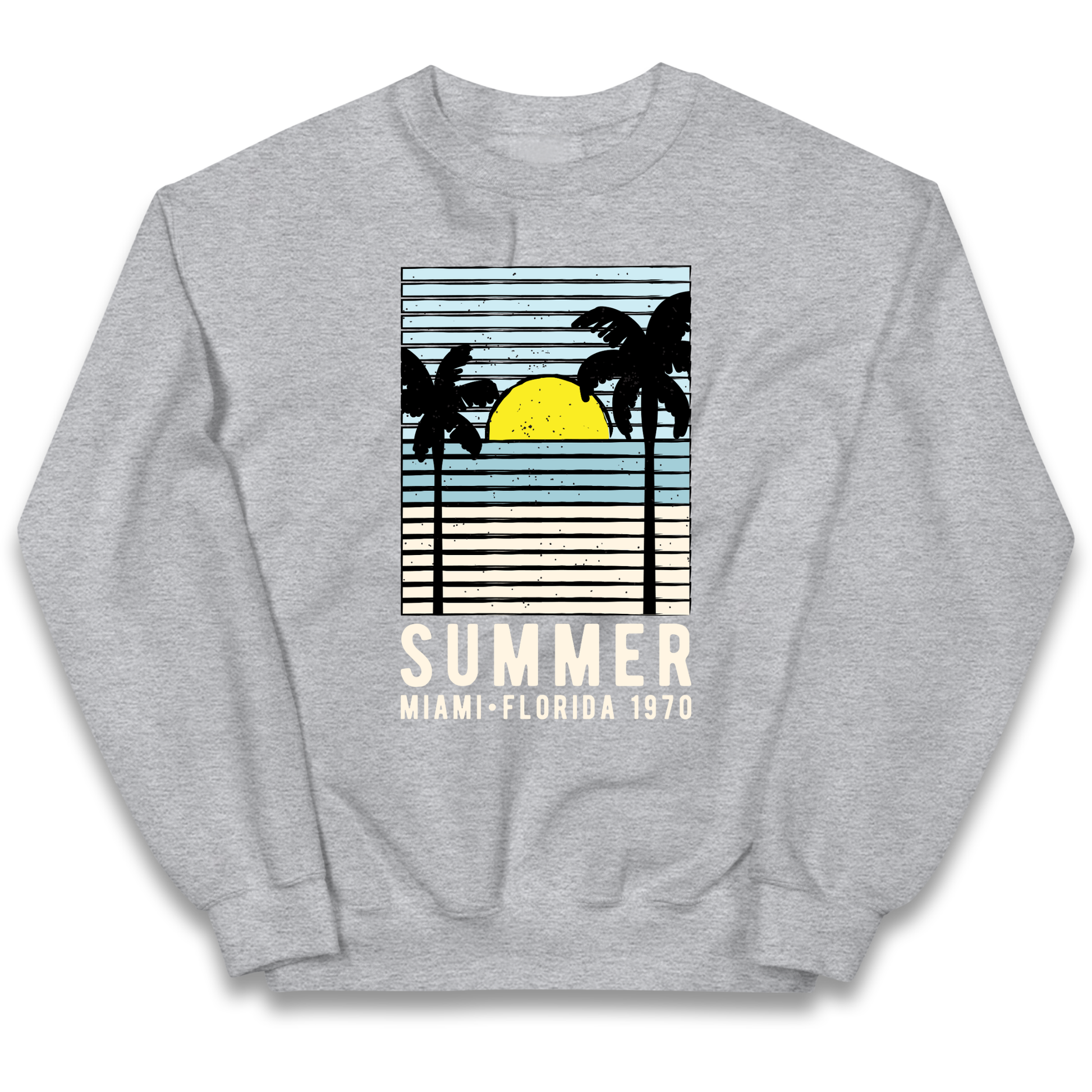 Summer Miami Florida 1970 kids sweatshirt