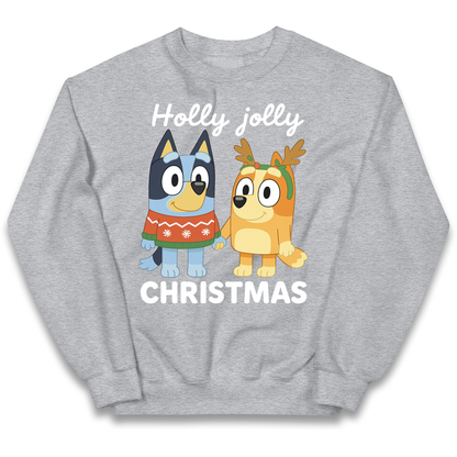 Kids Bluey Christmas Sweater