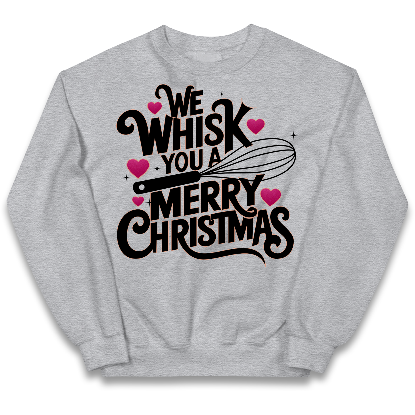 We Whisk You a Merry Christmas kids sweatshirt