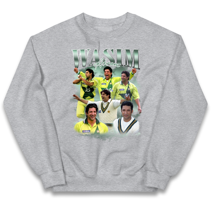 Wasim Akram kids sweatshirt