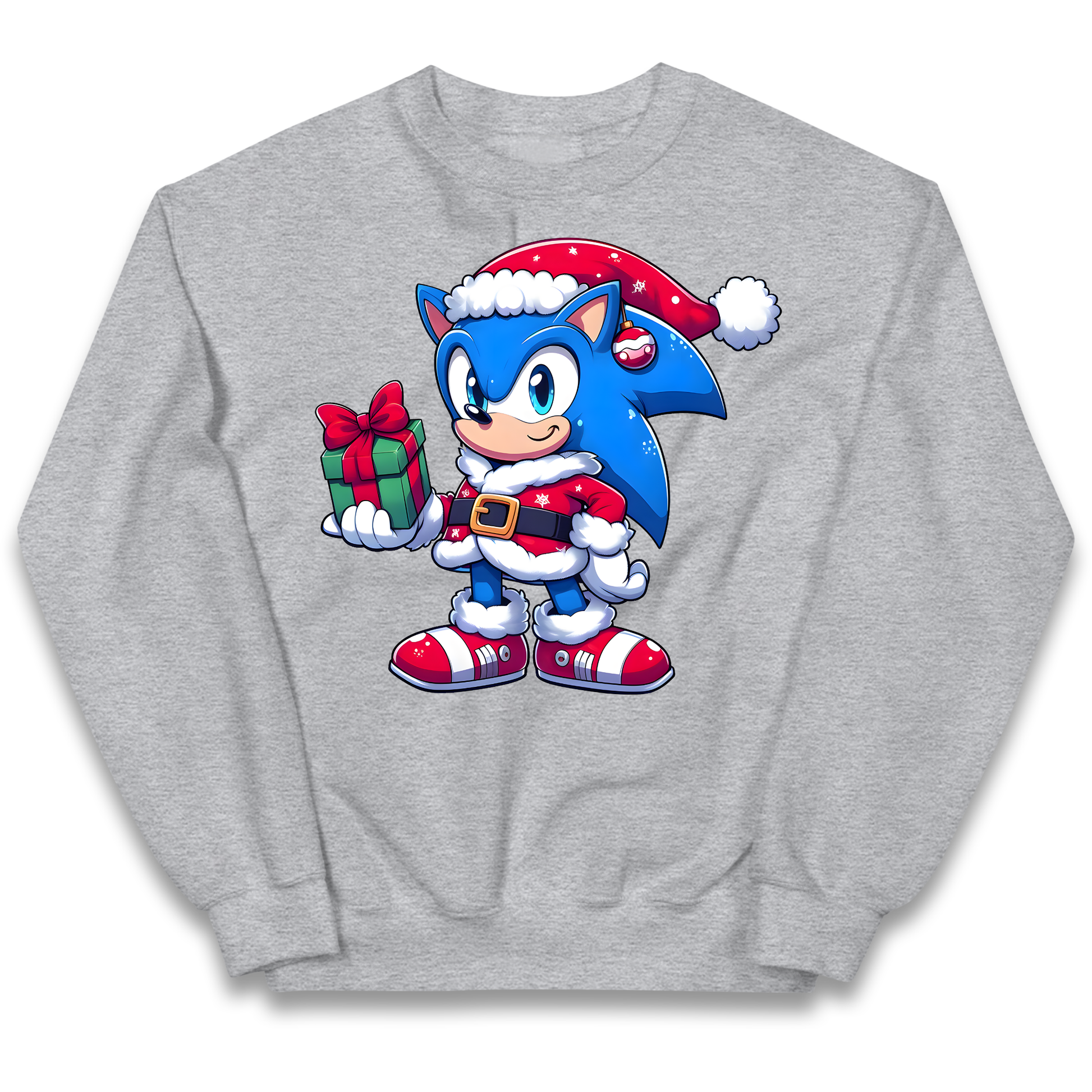 Sonic The Hedgehog Santa kids sweatshirt