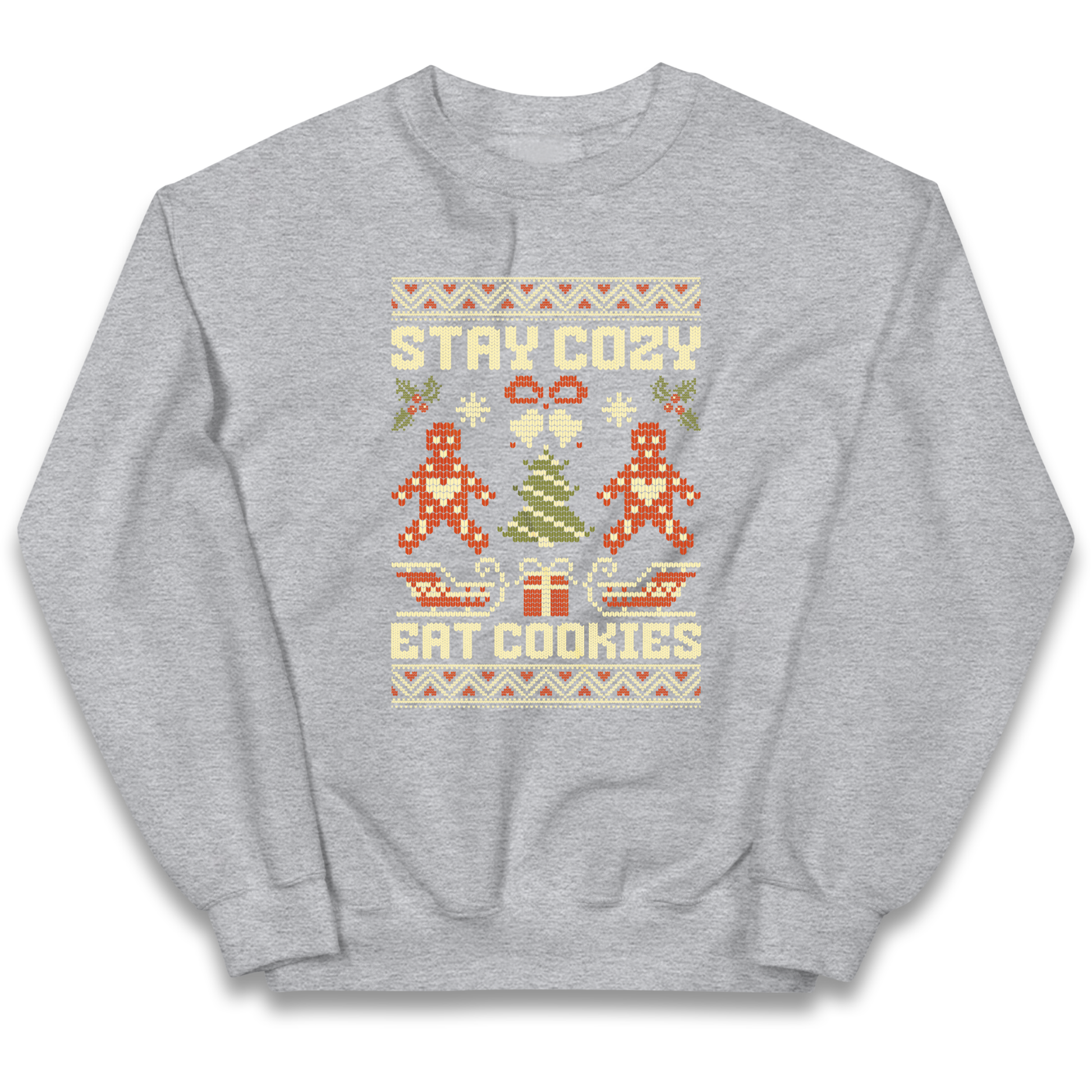 Stay Cozy Eat Cookies Christmas kids sweatshirt