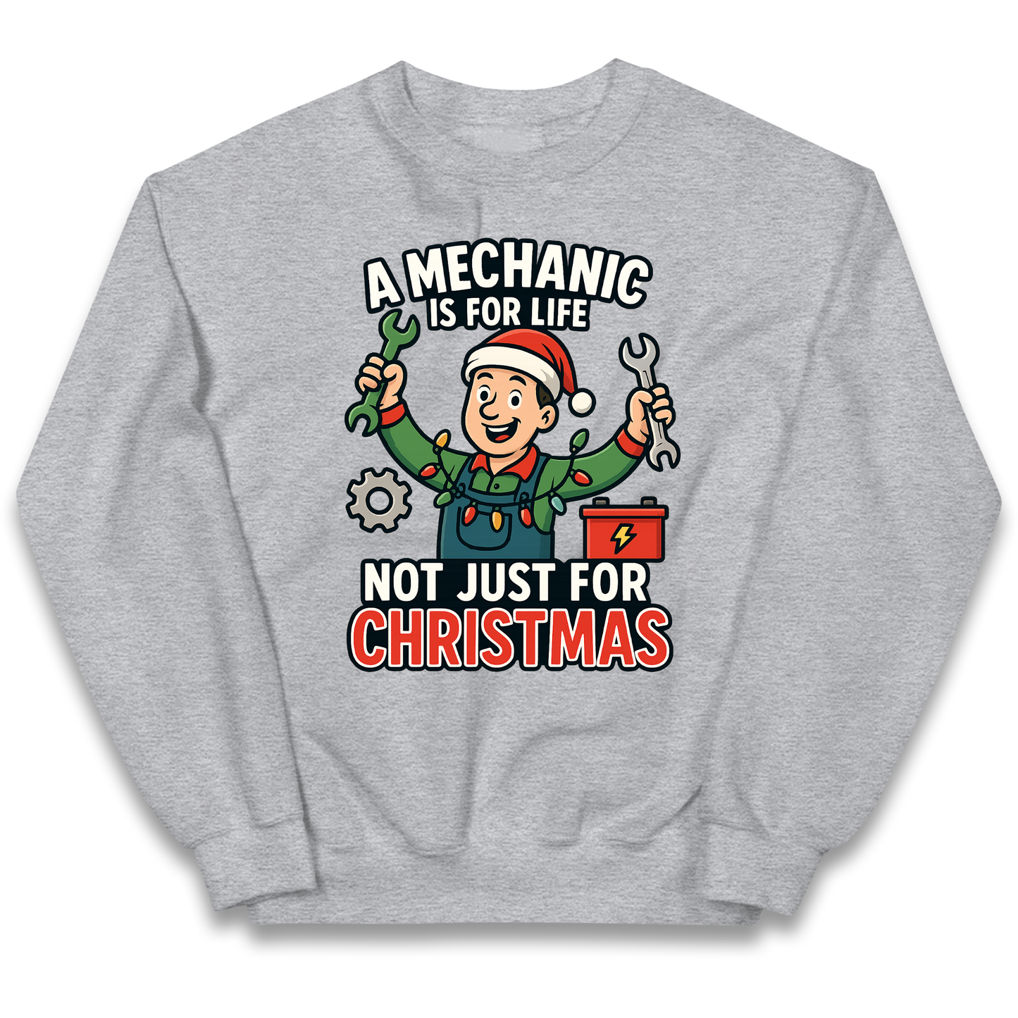 Mechanic Christmas Kids Jumper