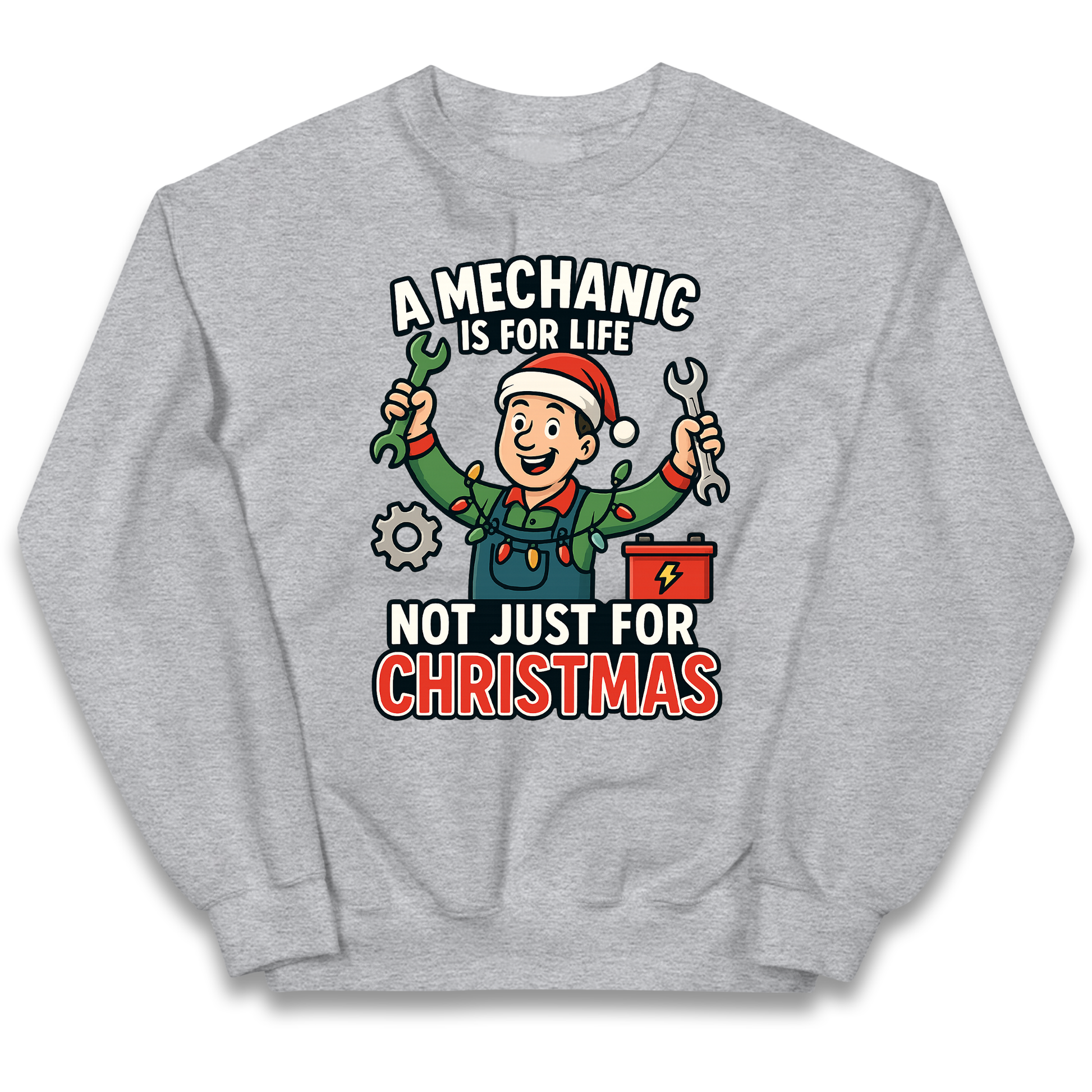 Mechanic Christmas Kids Jumper