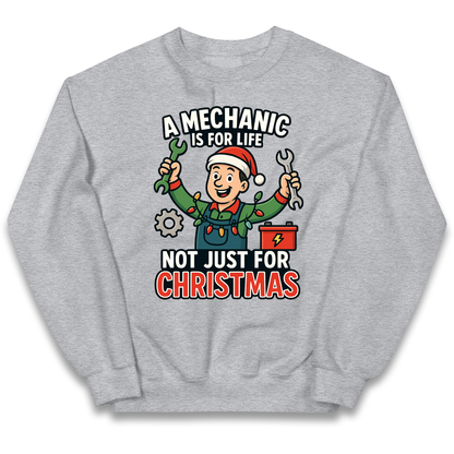 Mechanic Christmas Kids Jumper