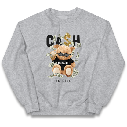 Teddy Bear Billionaire Streetwear kids sweatshirt