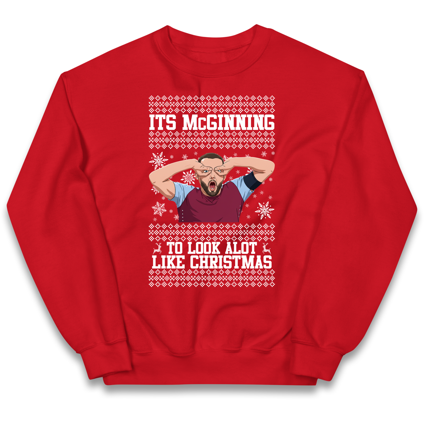 John McGinn Christmas Kids Jumper
