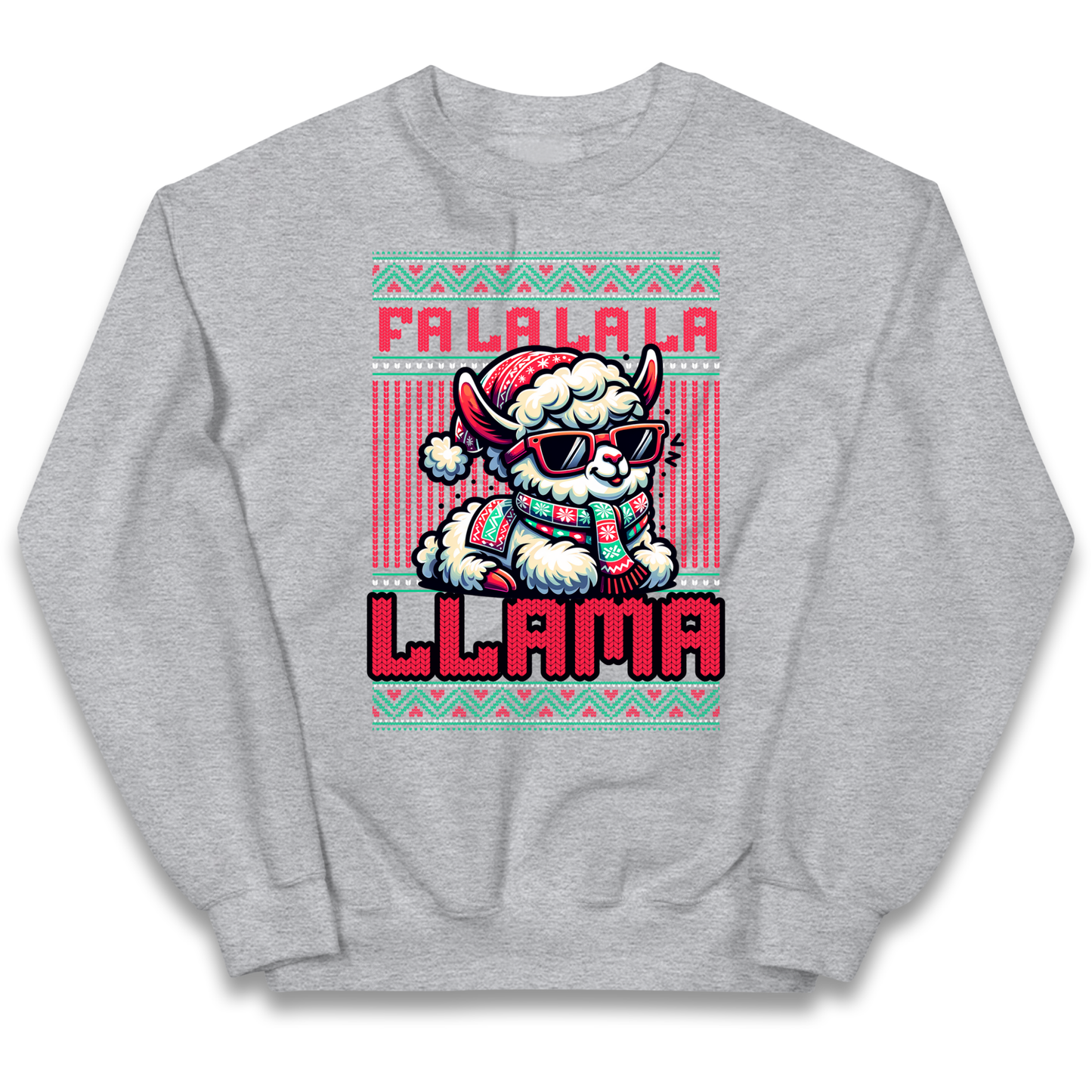 FA LA LA LA LLAMA kids sweatshirt