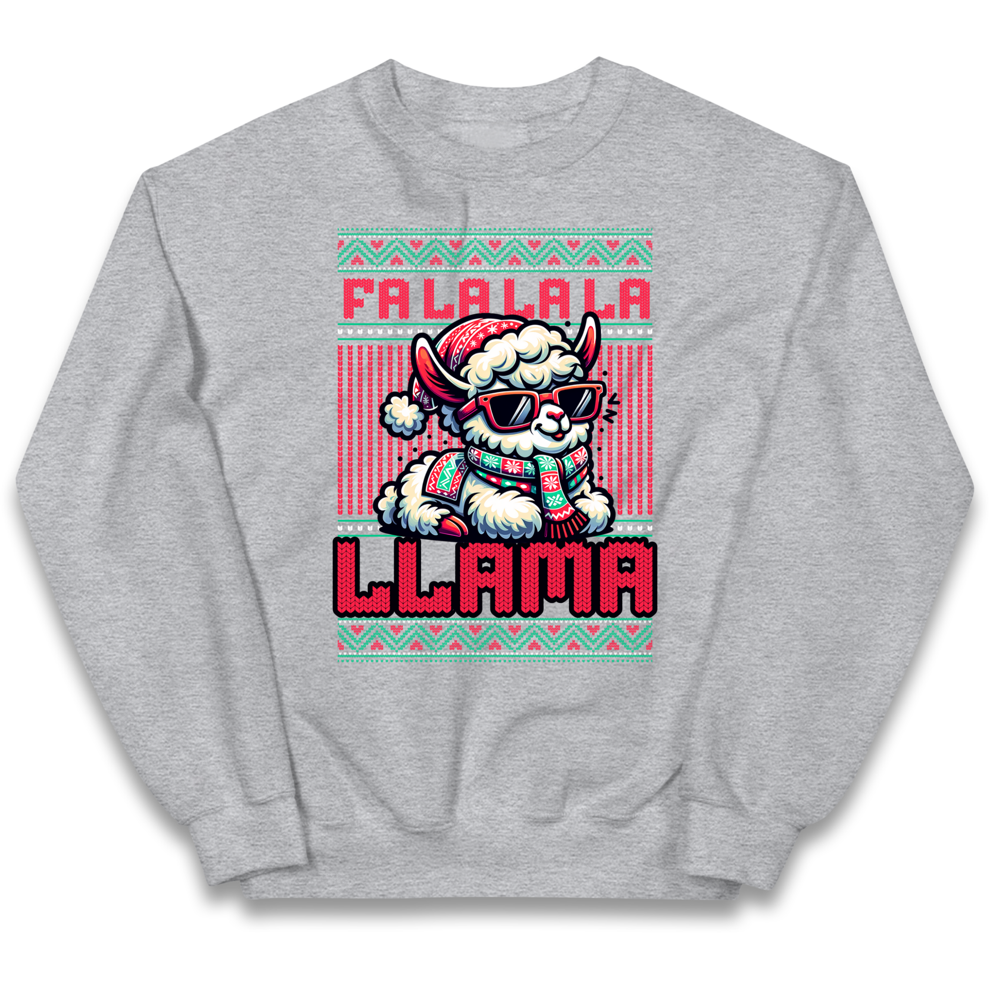 FA LA LA LA LLAMA kids sweatshirt