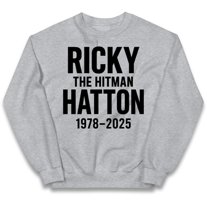 Ricky The Hitman Hatton 1978 2025 kids sweatshirt