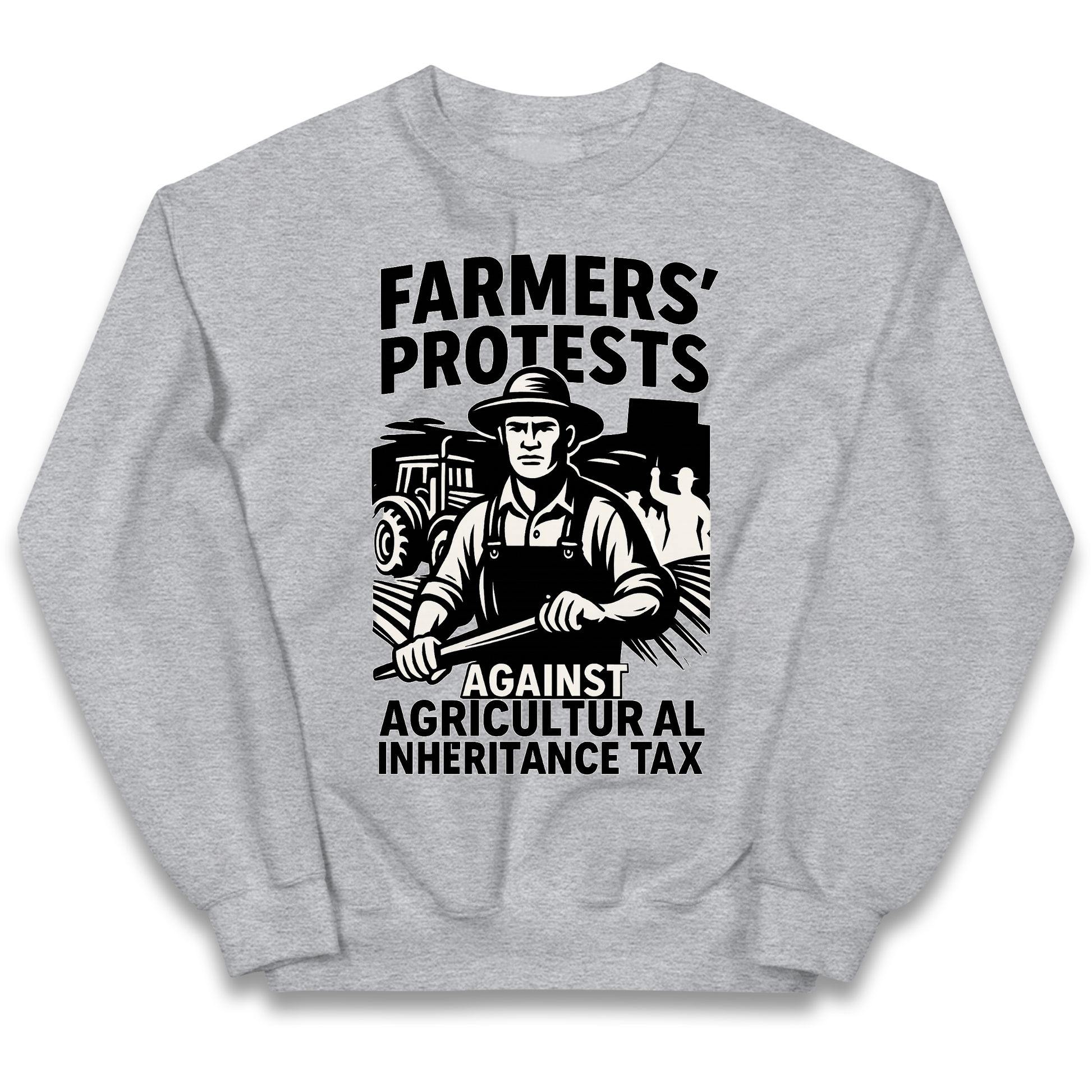 Farmers’ Protests Against Agricultural Inheritance Tax kids sweatshirt