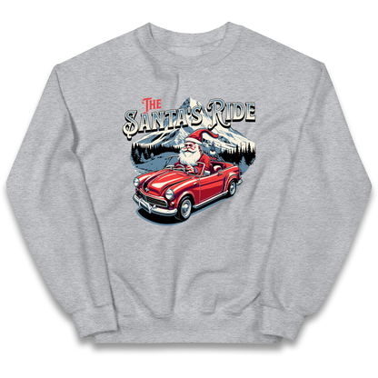 The Santas Ride Christmas kids sweatshirt