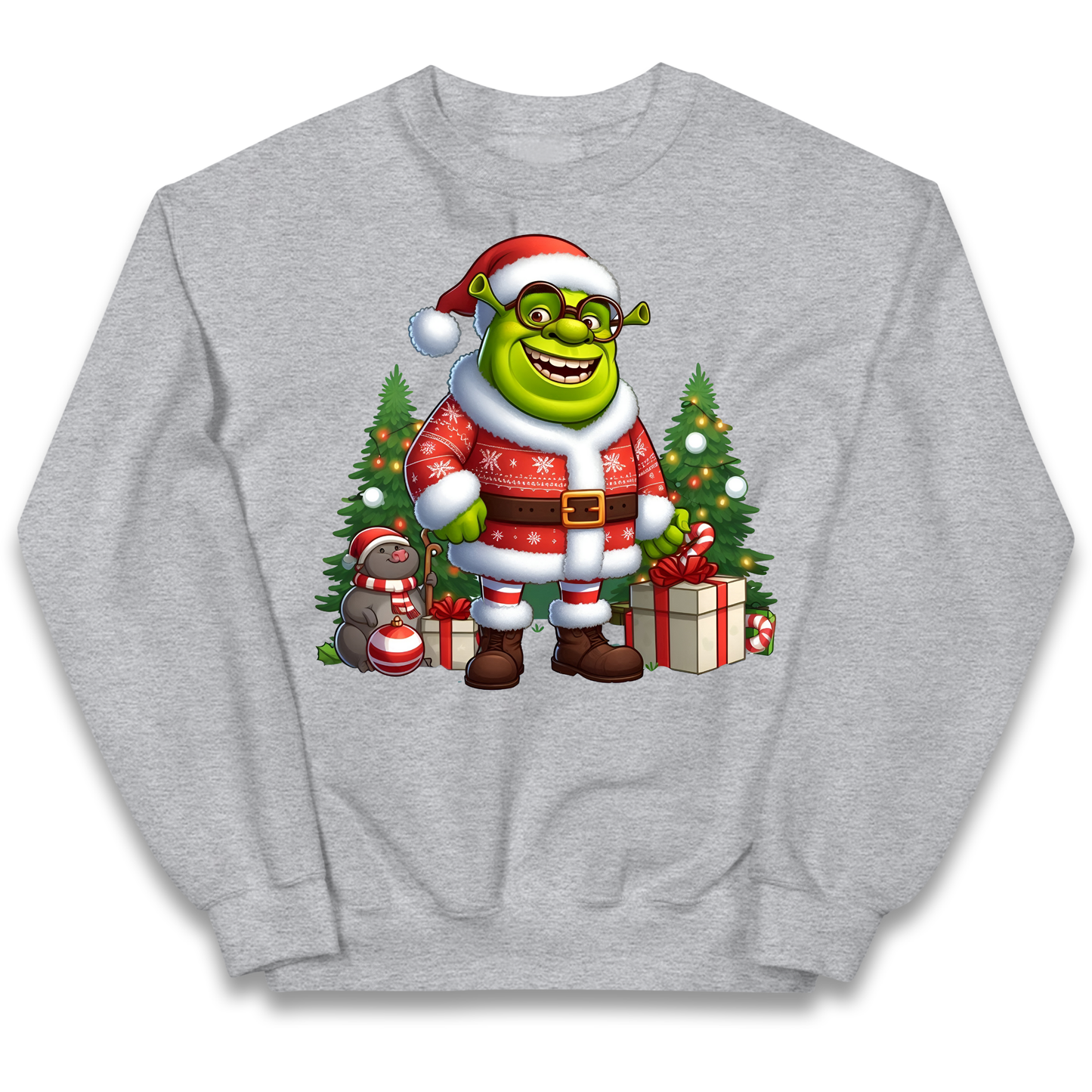 Shrek Santa Claus Presents kids sweatshirt