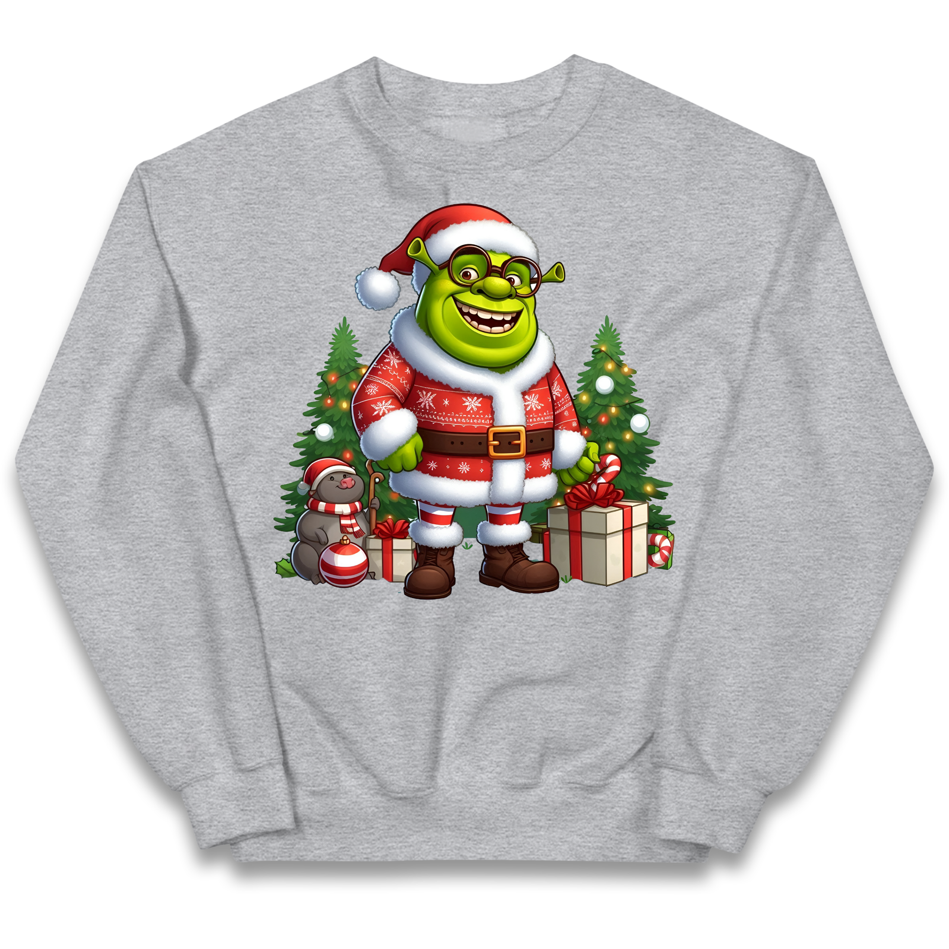Shrek Santa Claus Presents kids sweatshirt
