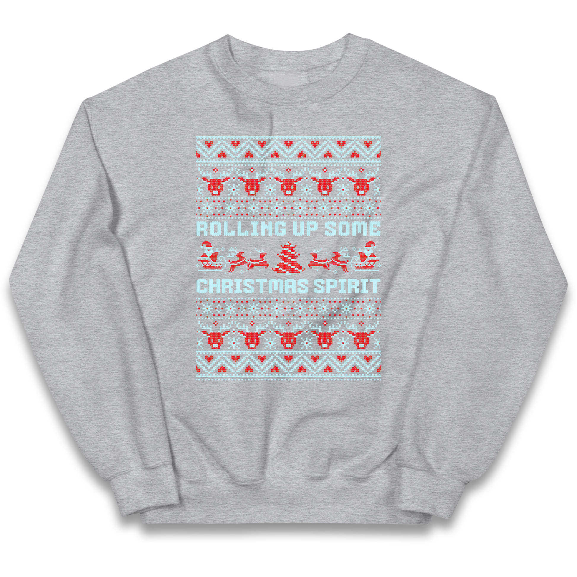 Rolling up Some Christmas Spirit kids sweatshirt